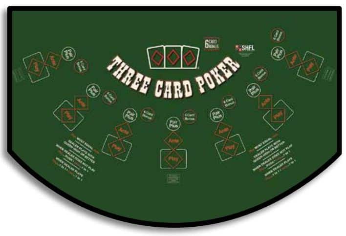 วิธีเล่น Three Card Poker โลโก้ไพ่โป๊กเกอร์สามใบ